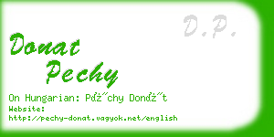 donat pechy business card